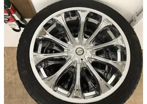24" Custom wheels